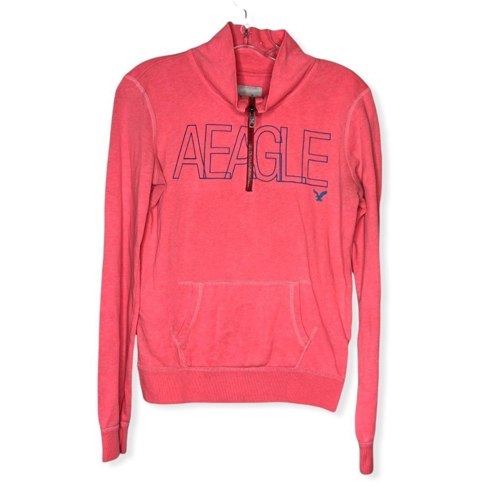 American Eagle Pullover Zip Shirt